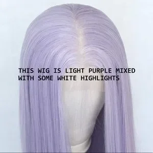 Accessories | 24 Lilac Straight Lace Front Wig New | Poshmark display picture 1